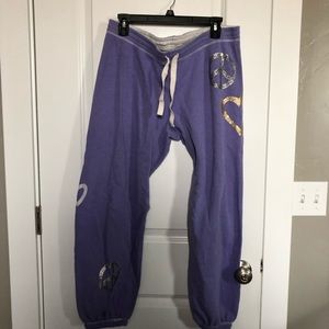VS Pink cropped sweats size L